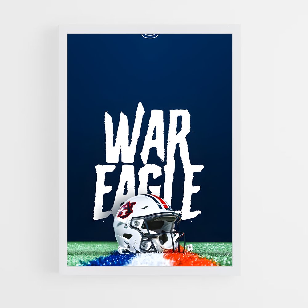 Poster War Face Auburn – affiche Basketball (vue 3)